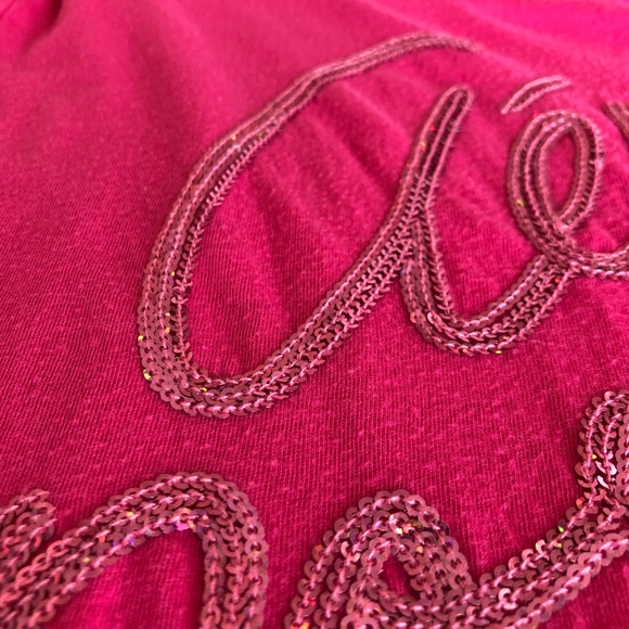 Aeropostale Pink Sequin Shirt - Picture 4 of 5